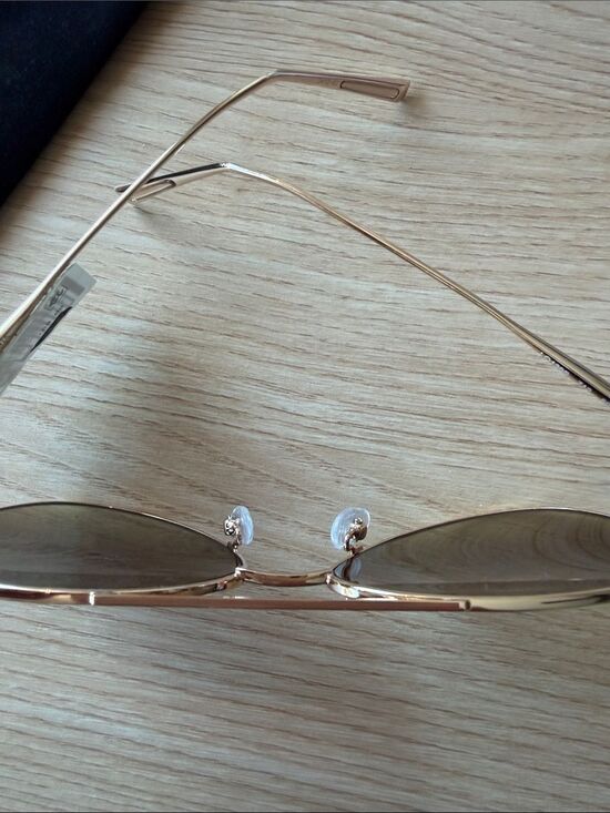 LONGCHAMP LO139S 712 Gold Aviator Full Rim Gradient Sunglasses 59-14-140 $169